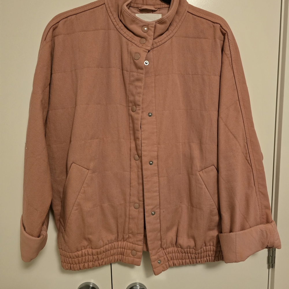 Aritzia Quilted Jacket - Pink
